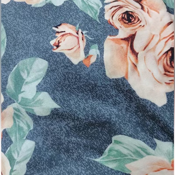 👗1X Plus Size Women’s Floral Dress👗 - Picture 4 of 7